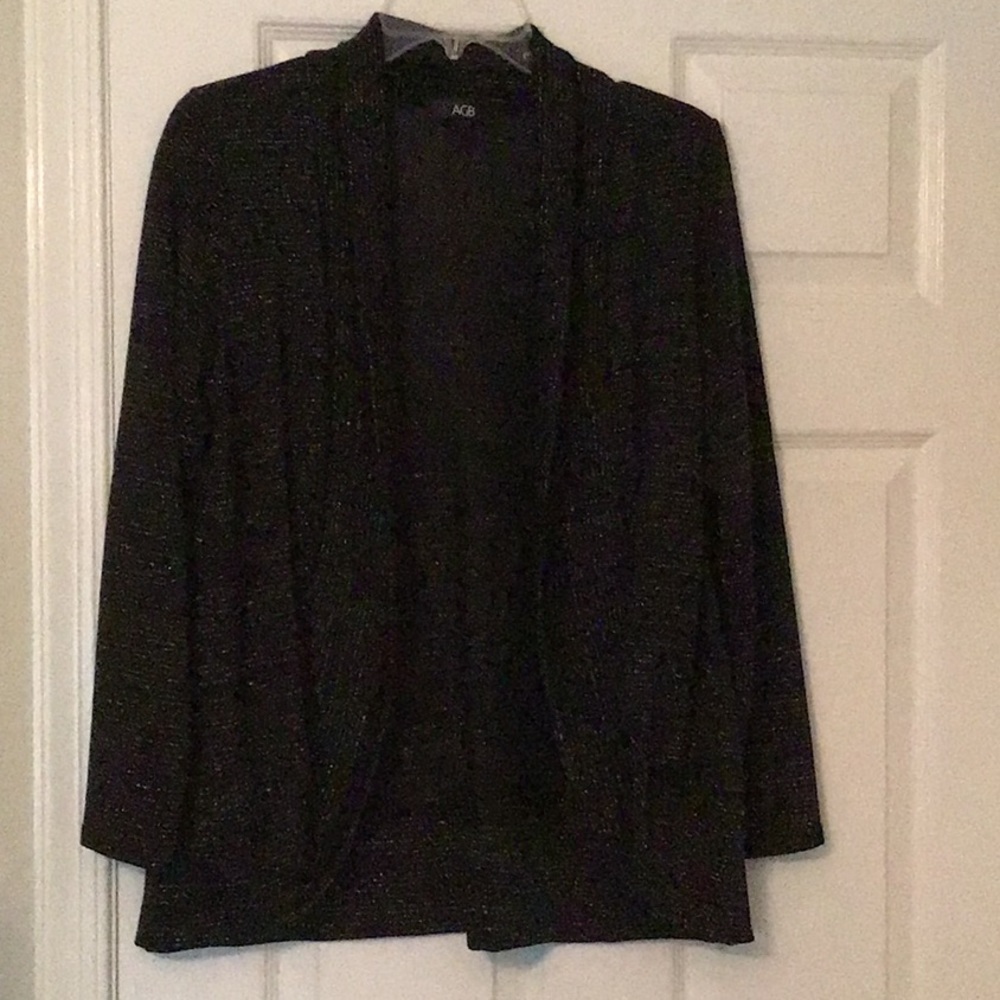 Black glitzy lightweight jacket